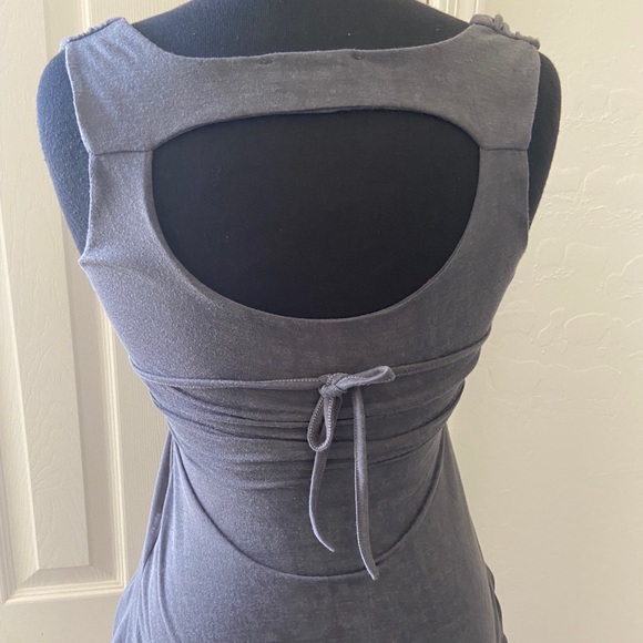 Laurie & Joe Embroidery Top Gray color size M - Picture 3 of 11